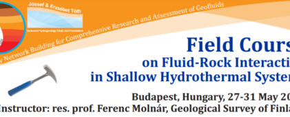 Registration for ENeRAG Field Course on Fluid-Rock Interaction in Shallow Hydrothermal Systems is open