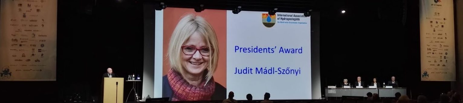 ENeRAG scientific coordinator received the IAH Presidents’ Award 2021